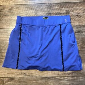 Izod Black and Purple Mini Athletic Skort Sporty